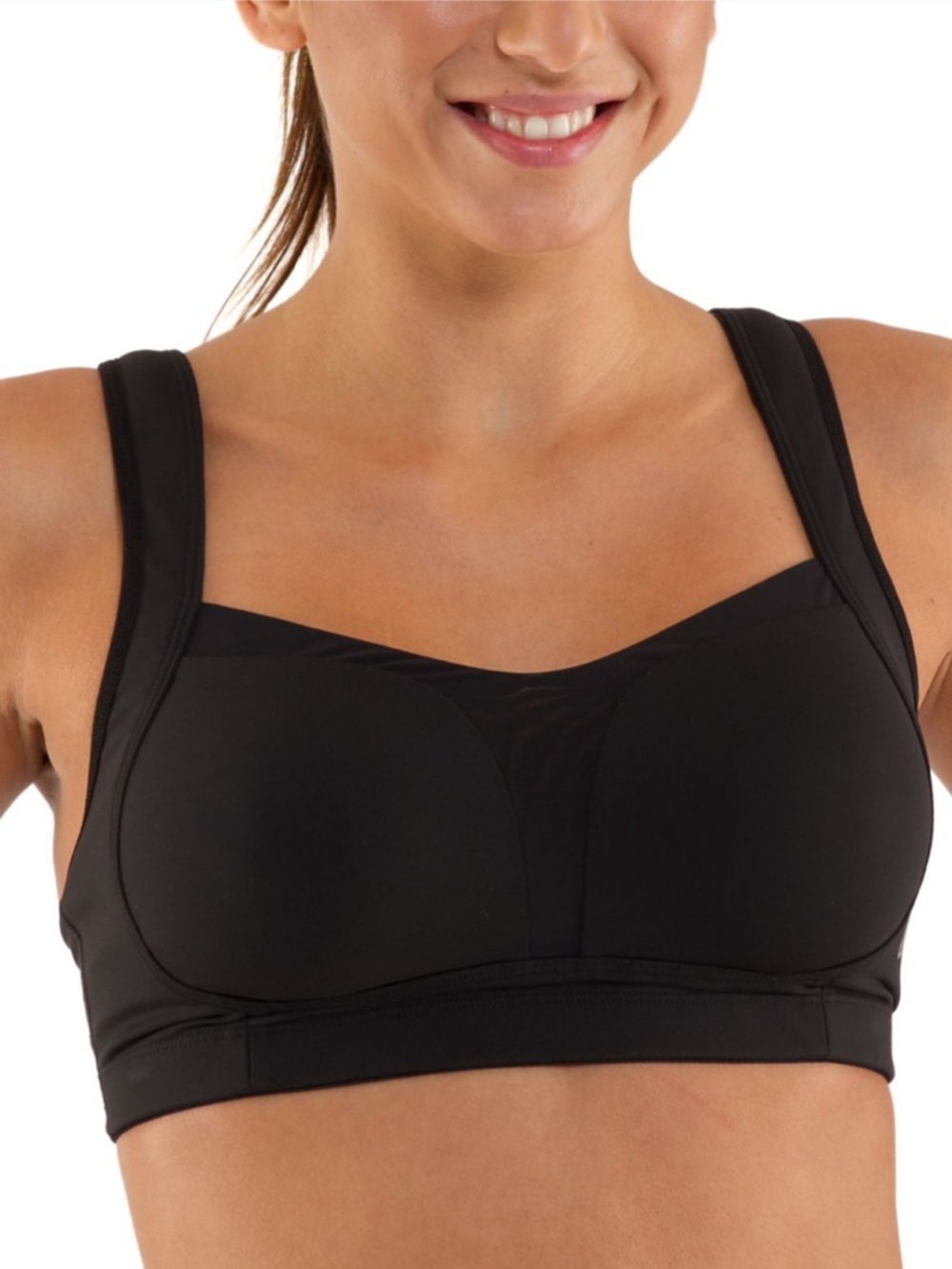 Lululemon Ta Ta Tamer II Sports Bra Black High Impact Size 32 B/C